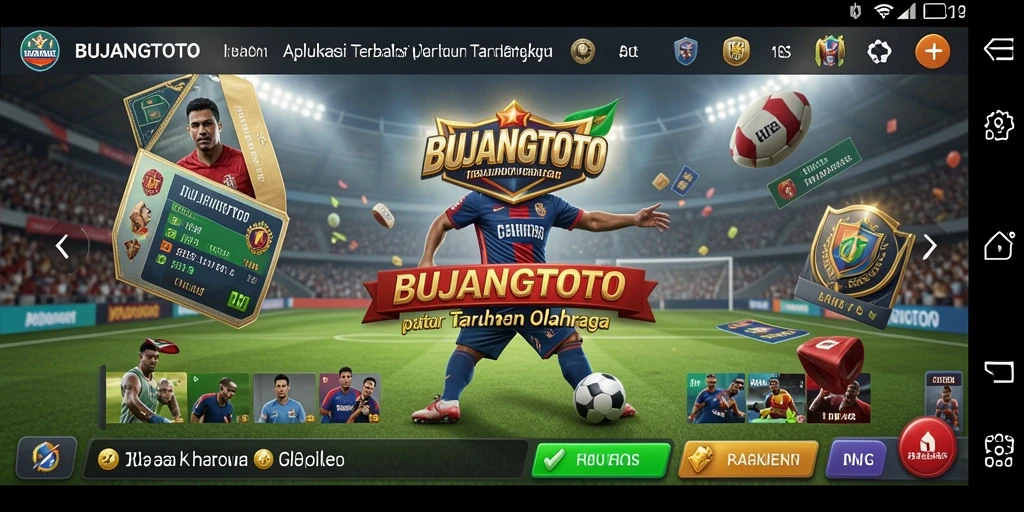 Screenshot BUJANGTOTO yang menunjukkan fitur taruhan olahraga.
