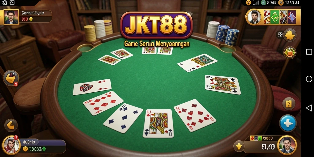 Tampilan gameplay JKT88 yang seru dan interaktif.