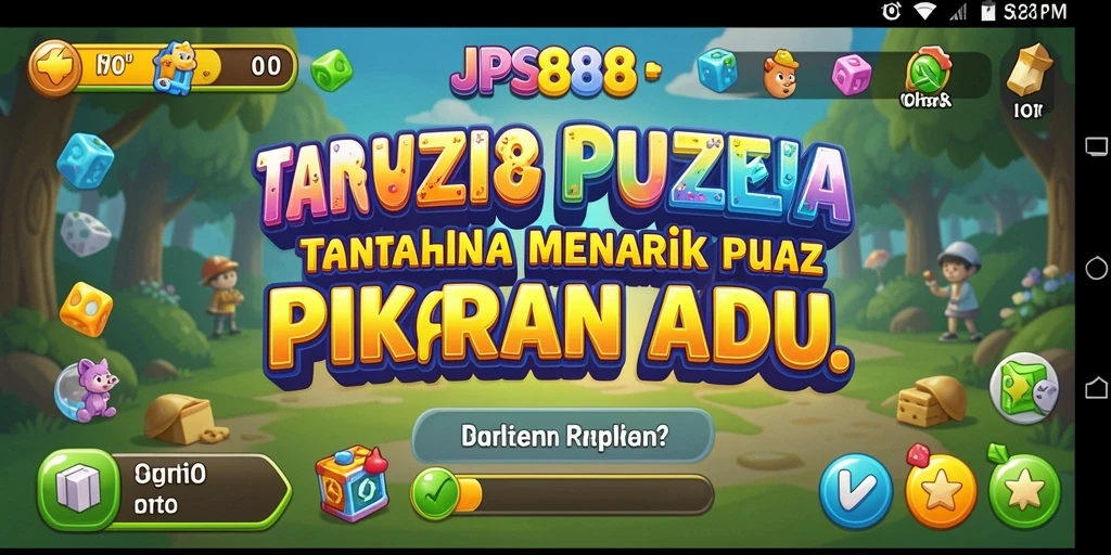 Screenshot gameplay dari JPS888 yang menunjukkan tantangan puzzle menarik.