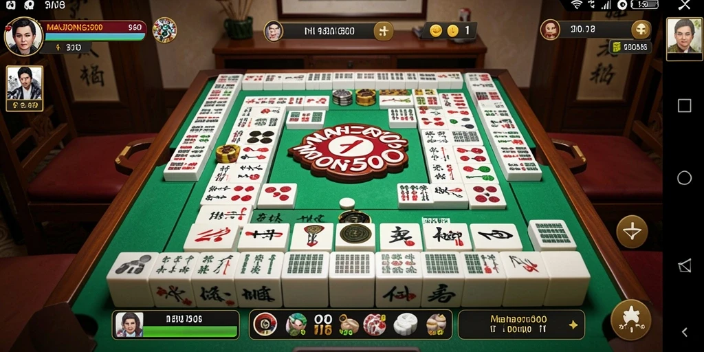 Tampilan gameplay MAHJONG500 yang menarik dan menghibur.