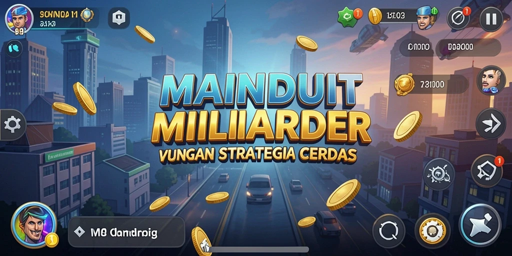 Screenshot MAINDUIT menampilkan gameplay seru dalam mengelola bisnis.