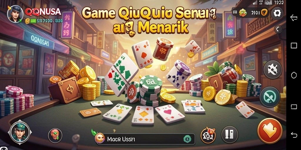Gameplay seru QiuQiu di QQNUSA dengan grafis menawan.