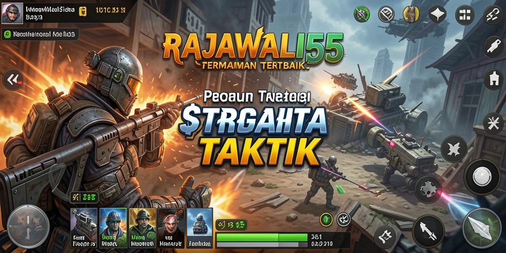 Tampilan gameplay menarik RAJAWALI55 dengan strategi yang mendalam.