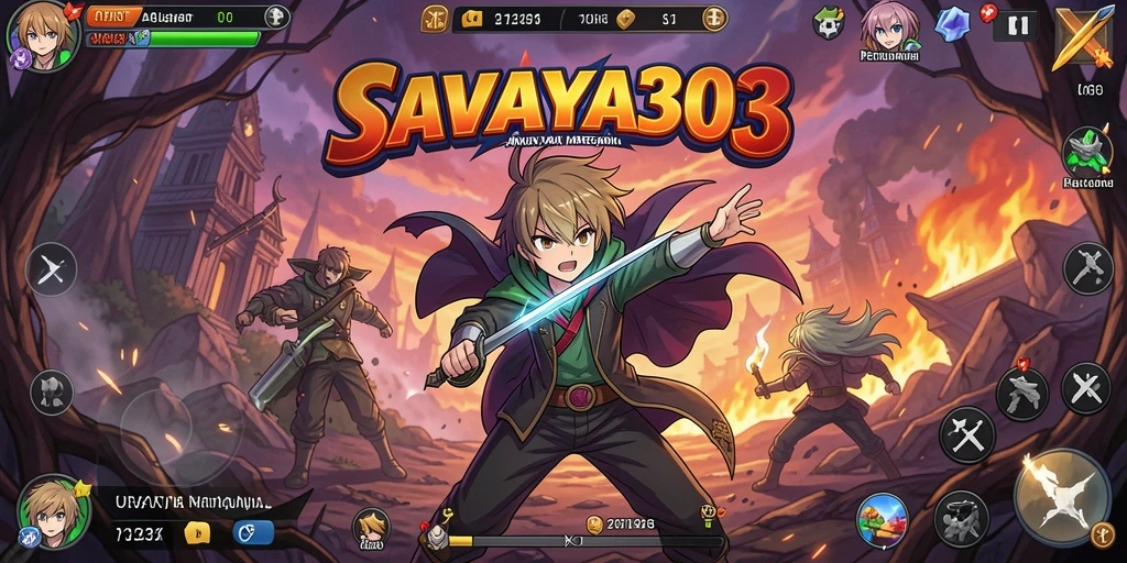Tampilan layar permainan SAVAYA303 dengan karakter Anime yang menarik.