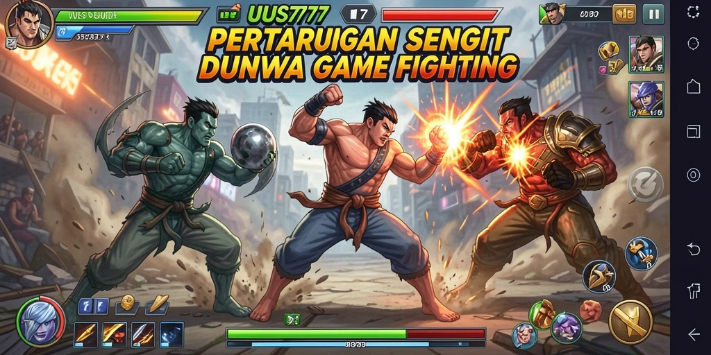 Tangkapan layar UUS777 menampilkan aksi pertarungan yang mendebarkan dan grafis yang menawan.